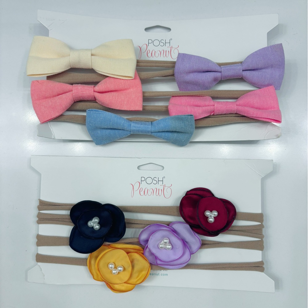 Posh Peanut Baby Headbands Set